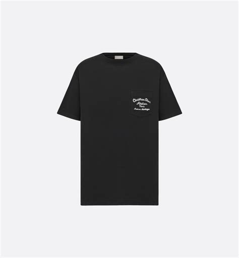 christian dior couture t shirt black|Christian Dior chemises shirt.